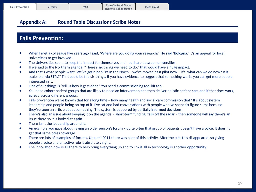 Northern Excellence in Active and Healthy Ageing - slide 29 of 52
