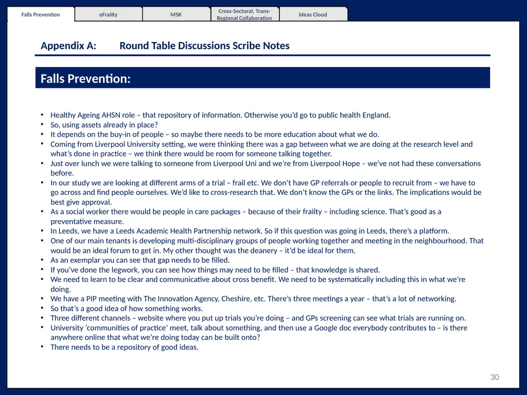 Northern Excellence in Active and Healthy Ageing - slide 30 of 52