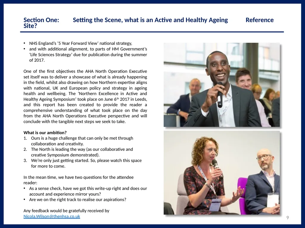 Northern Excellence in Active and Healthy Ageing - slide 9 of 52