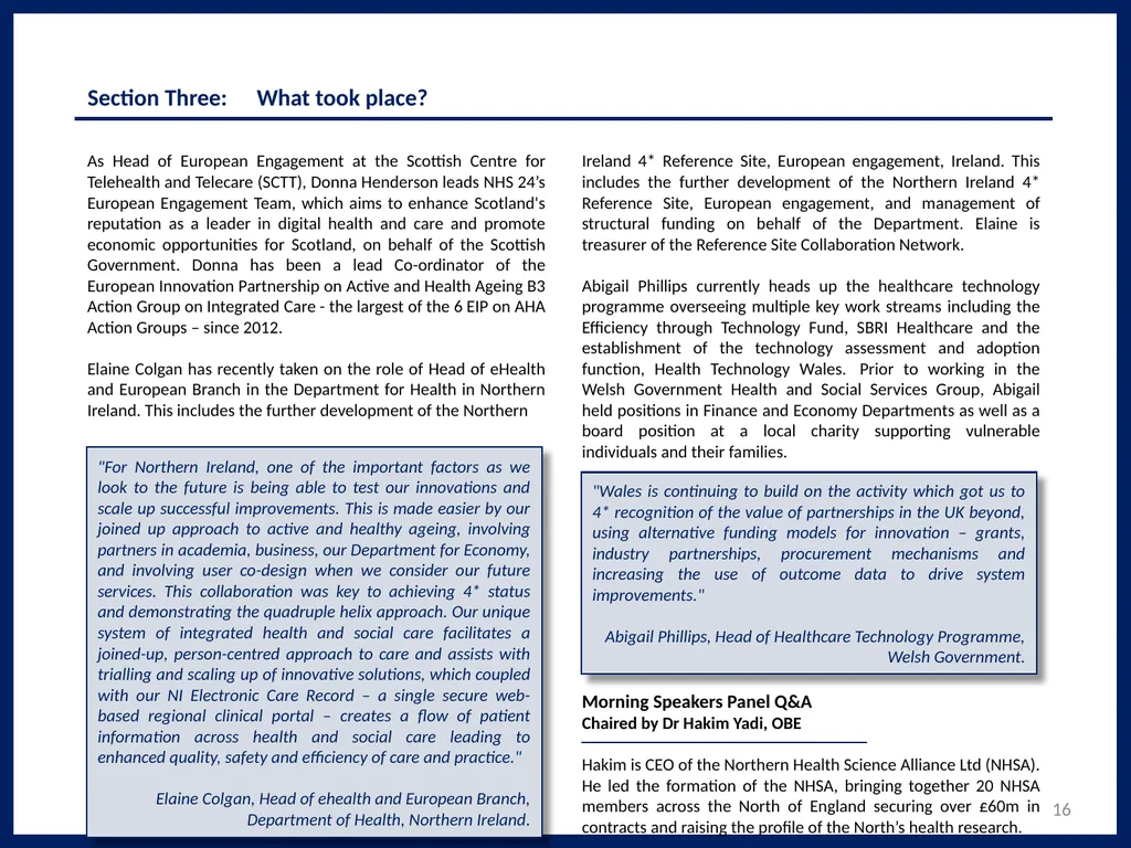 Northern Excellence in Active and Healthy Ageing - slide 16 of 52