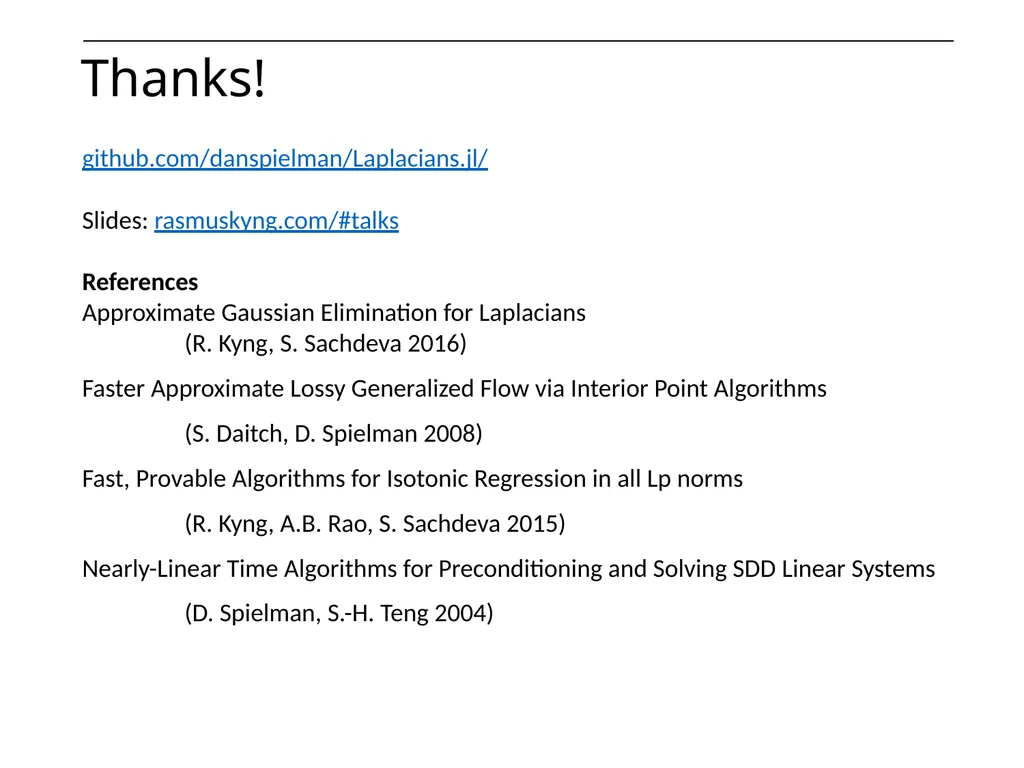 Optimization on Graphs Optimization on Graphs - slide 62 of 62