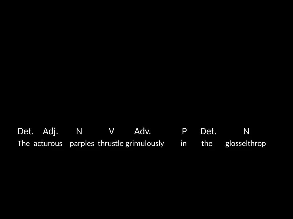 Syntax III: Mapping Ambiguity Gareth Price – Duke - slide 24 of 26