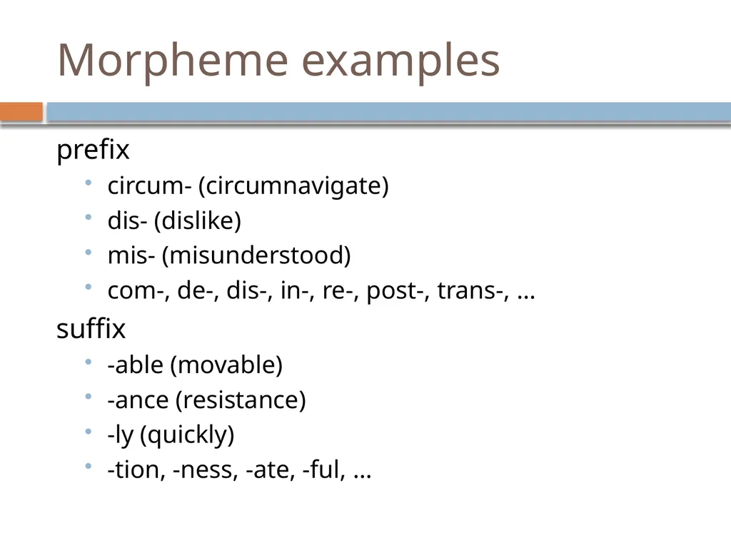 NLP Linguistics 101 David Kauchak CS159 – Spring - slide 8 of 52