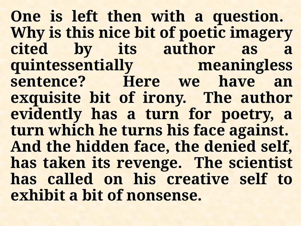 An Introduction to Semantics “Language without - slide 17 of 19