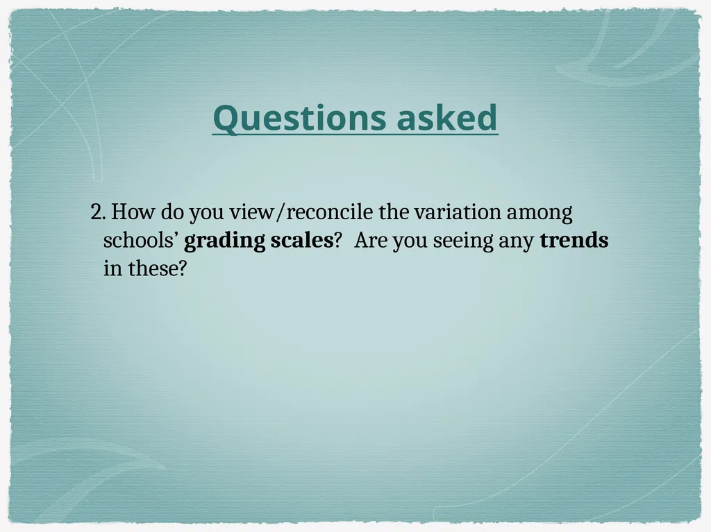 Haddon Township High School Grading Scale - slide 4 of 25