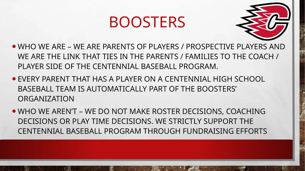 Baseball Player/Parent Meeting Agenda Introduction - slide 18 of 25