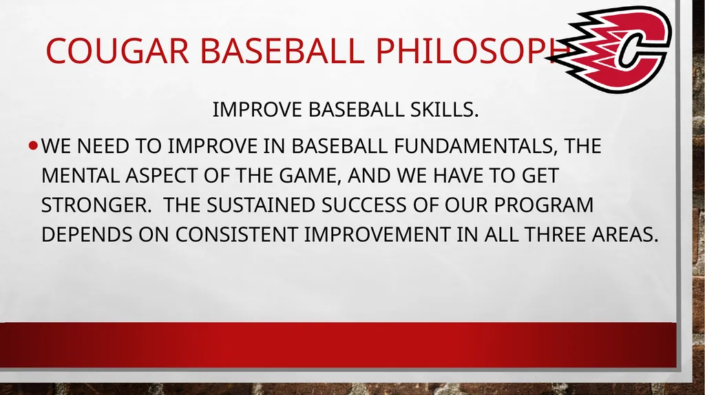 Baseball Player/Parent Meeting Agenda Introduction - slide 5 of 25