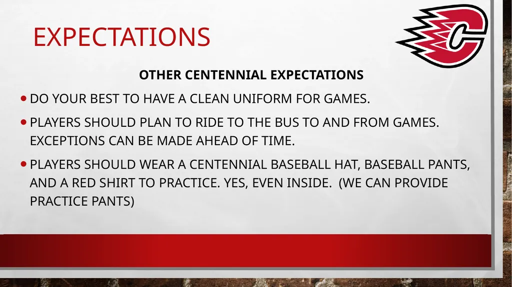 Baseball Player/Parent Meeting Agenda Introduction - slide 13 of 25