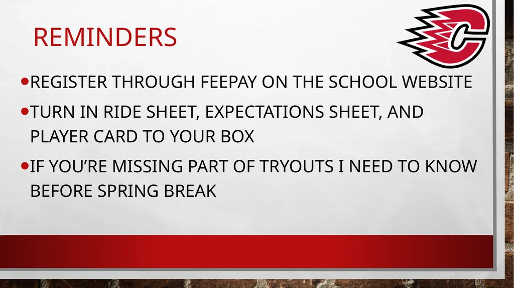 Baseball Player/Parent Meeting Agenda Introduction - slide 25 of 25