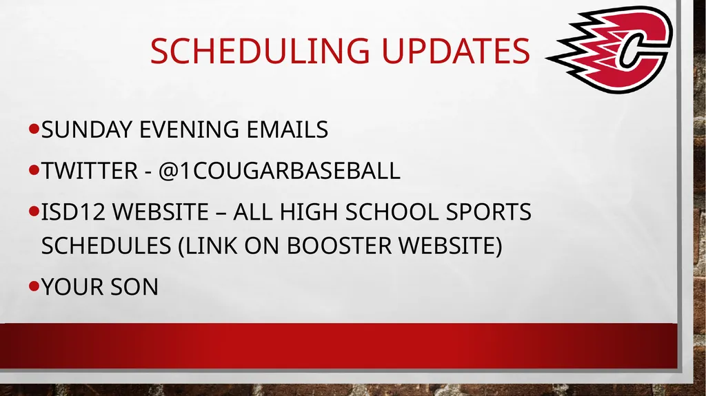 Baseball Player/Parent Meeting Agenda Introduction - slide 16 of 25