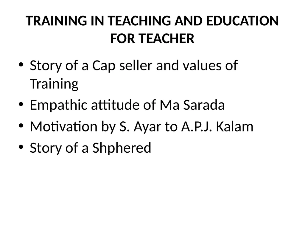 INNOVATION IN THE CONCEPT OF TEACHER TRAINING & - slide 4 of 64