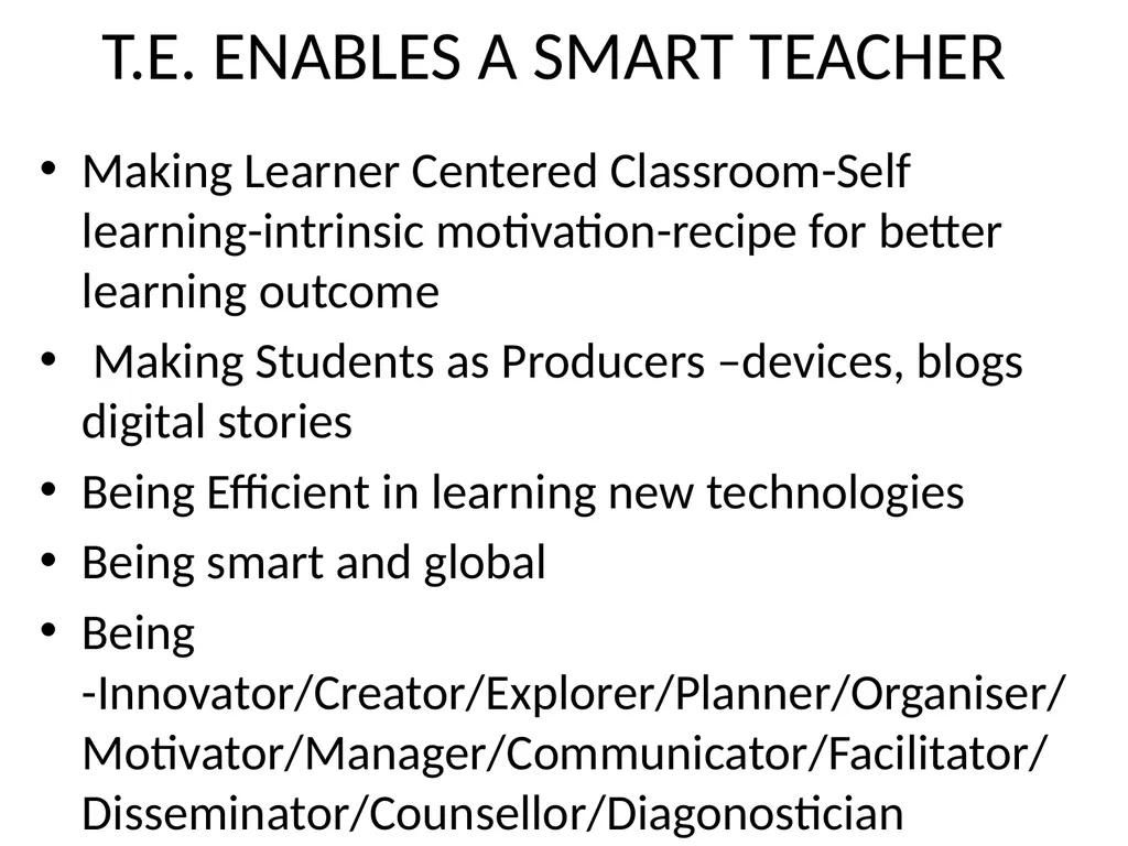 INNOVATION IN THE CONCEPT OF TEACHER TRAINING & - slide 22 of 64