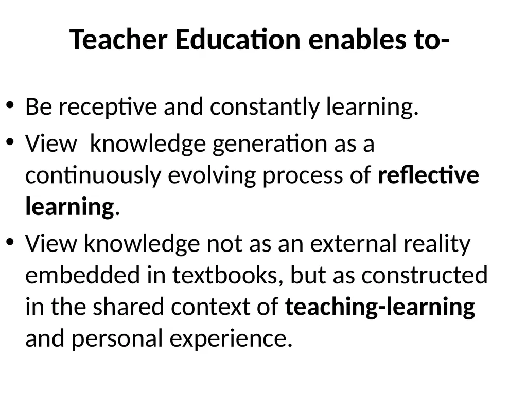INNOVATION IN THE CONCEPT OF TEACHER TRAINING & - slide 16 of 64