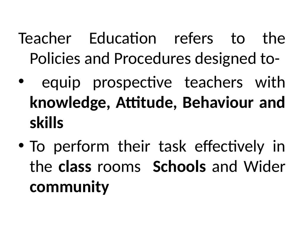 INNOVATION IN THE CONCEPT OF TEACHER TRAINING & - slide 9 of 64