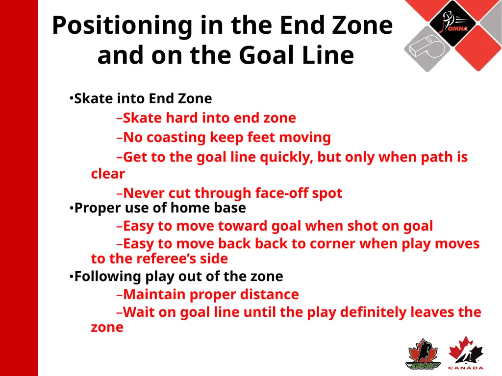 Referee Position: 3 Official System Starting The - slide 6 of 17