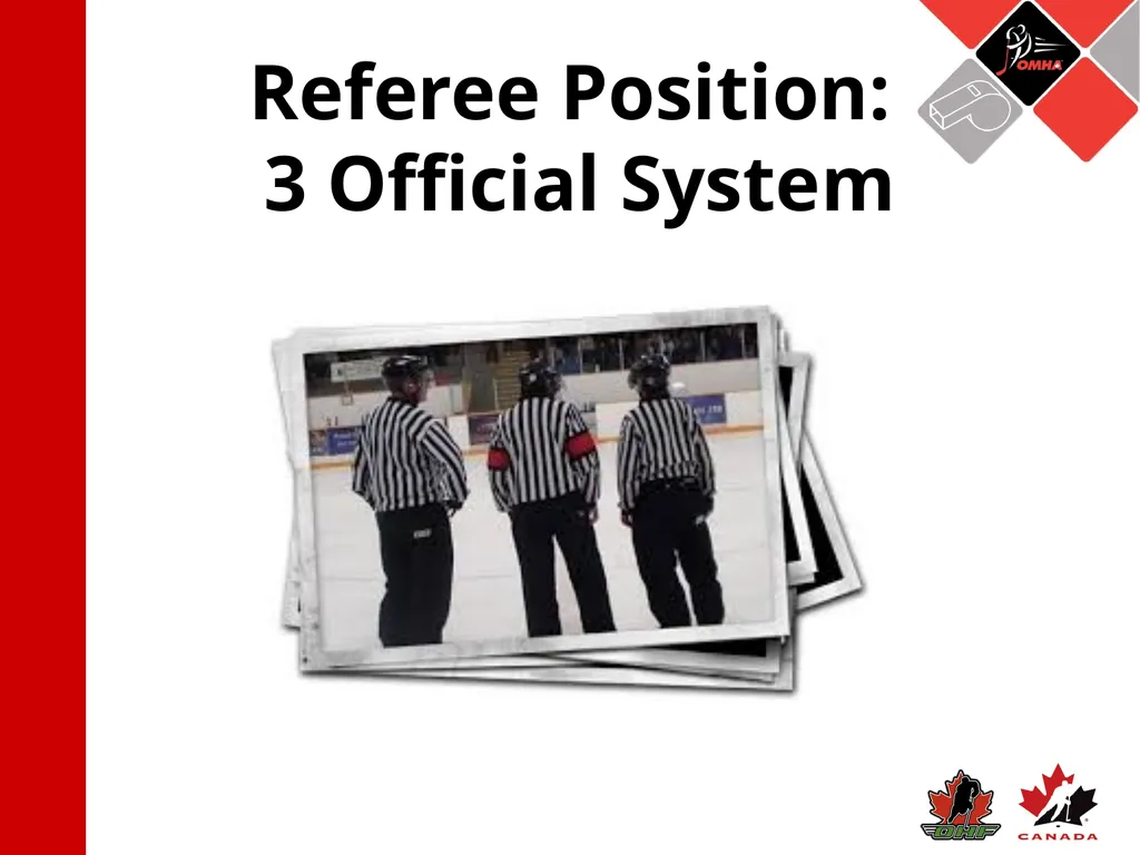 Referee Position: 3 Official System Starting The - slide 1 of 17