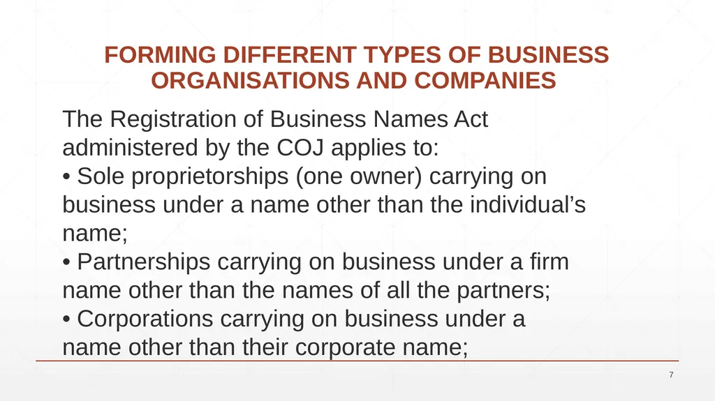 UNIT 7: BUSINESS LAW UNIT CODE: H/617/0736 UNIT 7: - slide 7 of 43