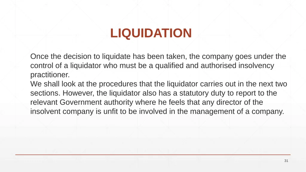 UNIT 7: BUSINESS LAW UNIT CODE: H/617/0736 UNIT 7: - slide 31 of 43