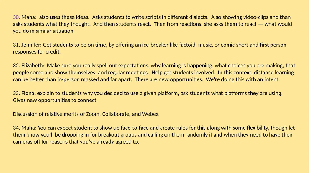 Present ideas for Learning Objectives and - slide 6 of 8