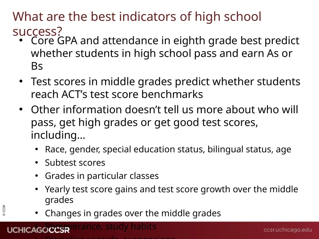 Building Pathways from the Middle Grades to - slide 18 of 25