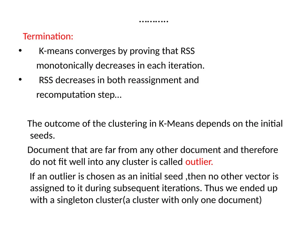 FLAT CLUSTERING & HIERARCHICAL CLUSTERING What is - slide 19 of 34