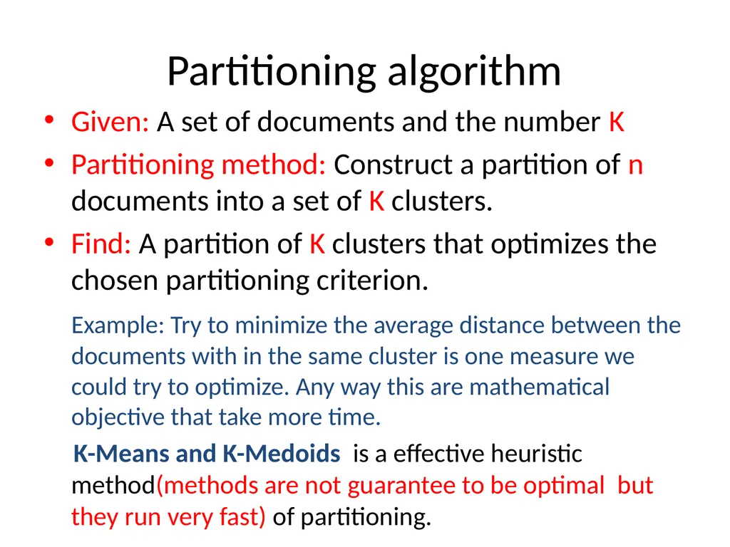 FLAT CLUSTERING & HIERARCHICAL CLUSTERING What is - slide 14 of 34