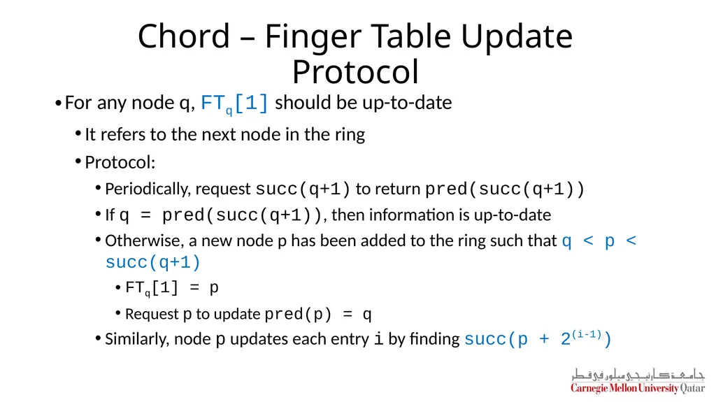 Distributed Systems CS 15-440 Naming Lecture 8, - slide 19 of 21