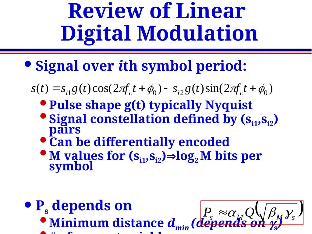 EE359 – Lecture 8 Outline Announcements Schedule - slide 7 of 8