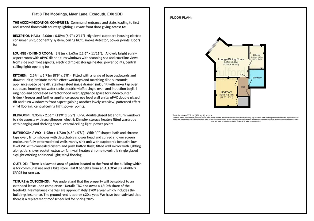 A Well Presented Second Floor Flat Located Within - slide 2 of 2