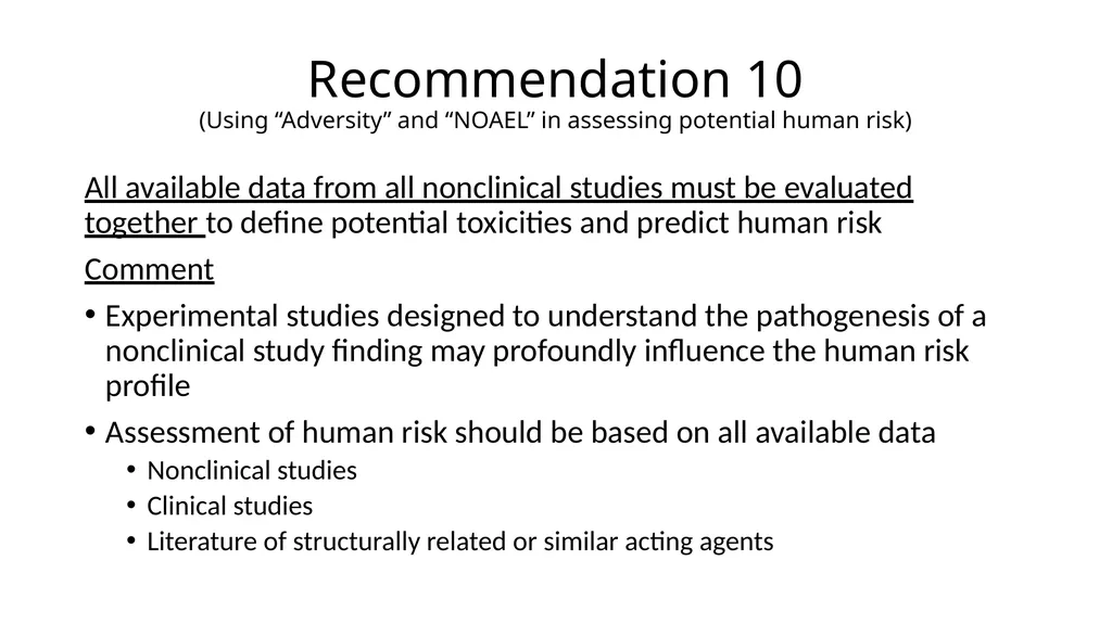 Recommended Practices for Determining, - slide 19 of 20