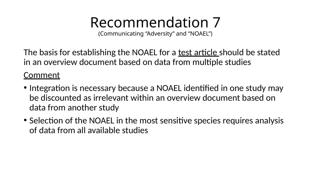 Recommended Practices for Determining, - slide 16 of 20