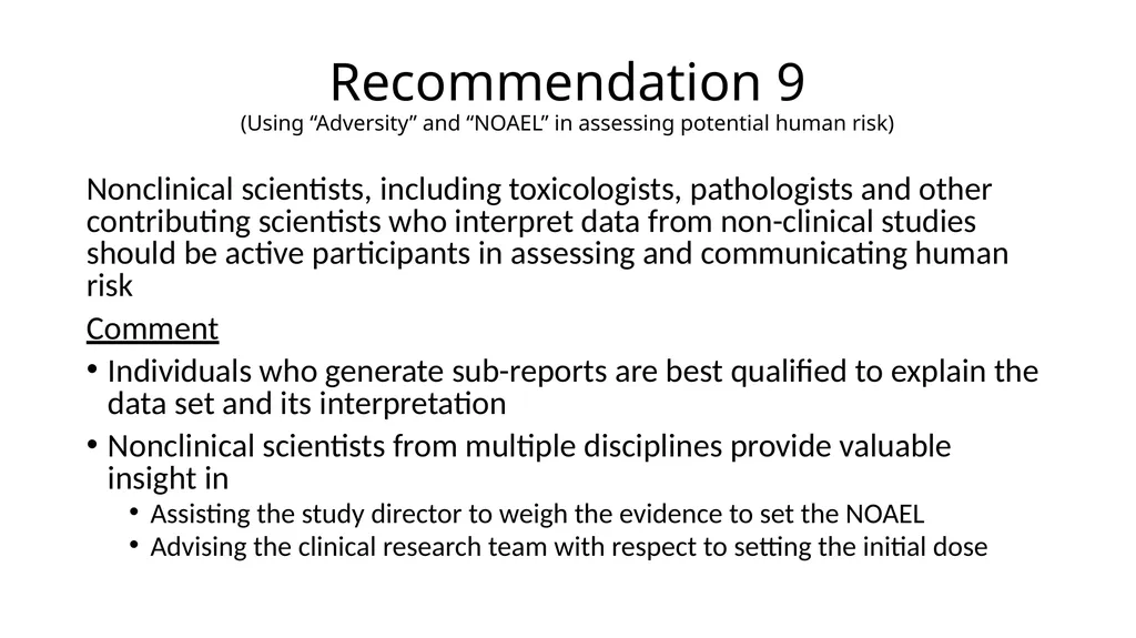 Recommended Practices for Determining, - slide 18 of 20