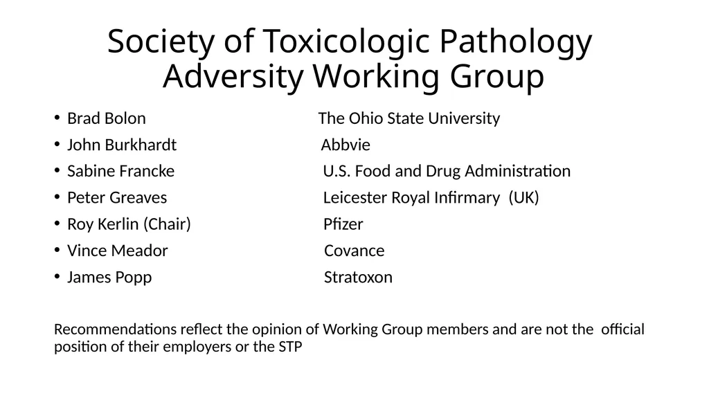 Recommended Practices for Determining, - slide 3 of 20