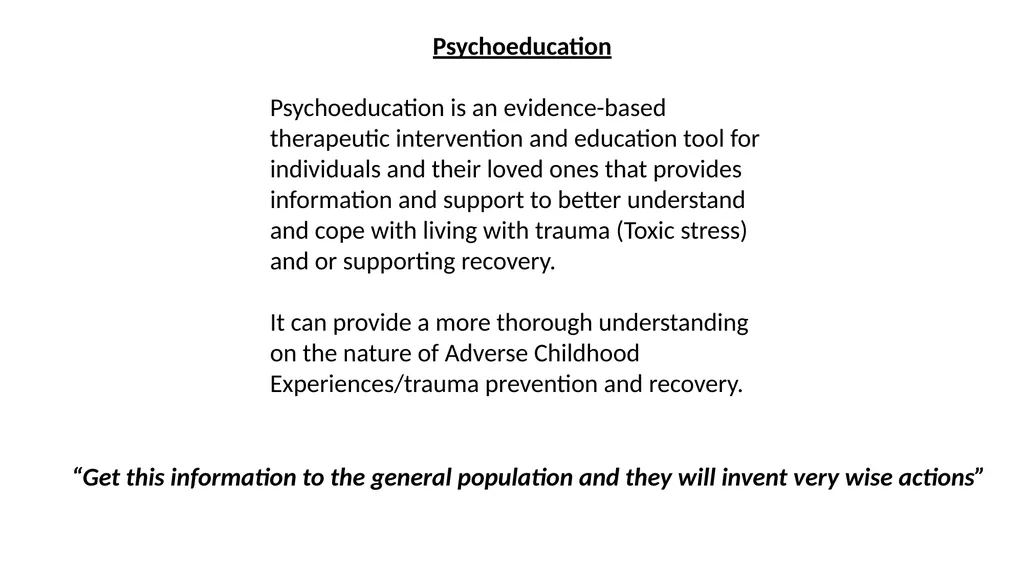 Childhood experiences are powerful determinants of - slide 5 of 23