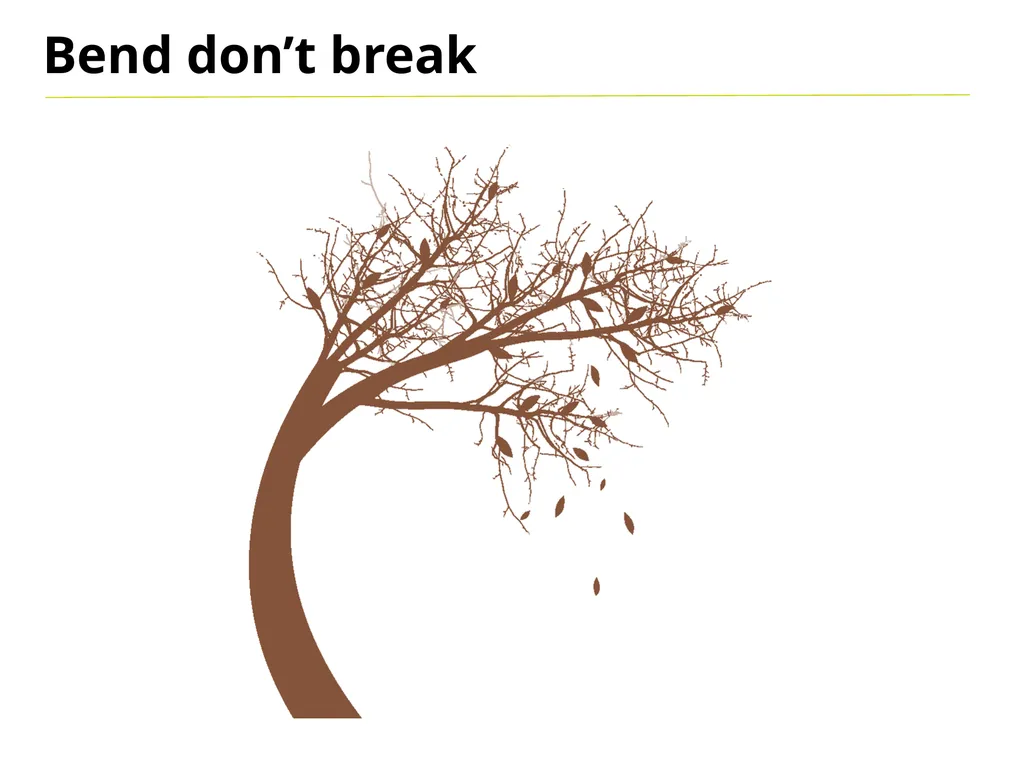 Resilience Bend don’t break Resilience in a - slide 2 of 16