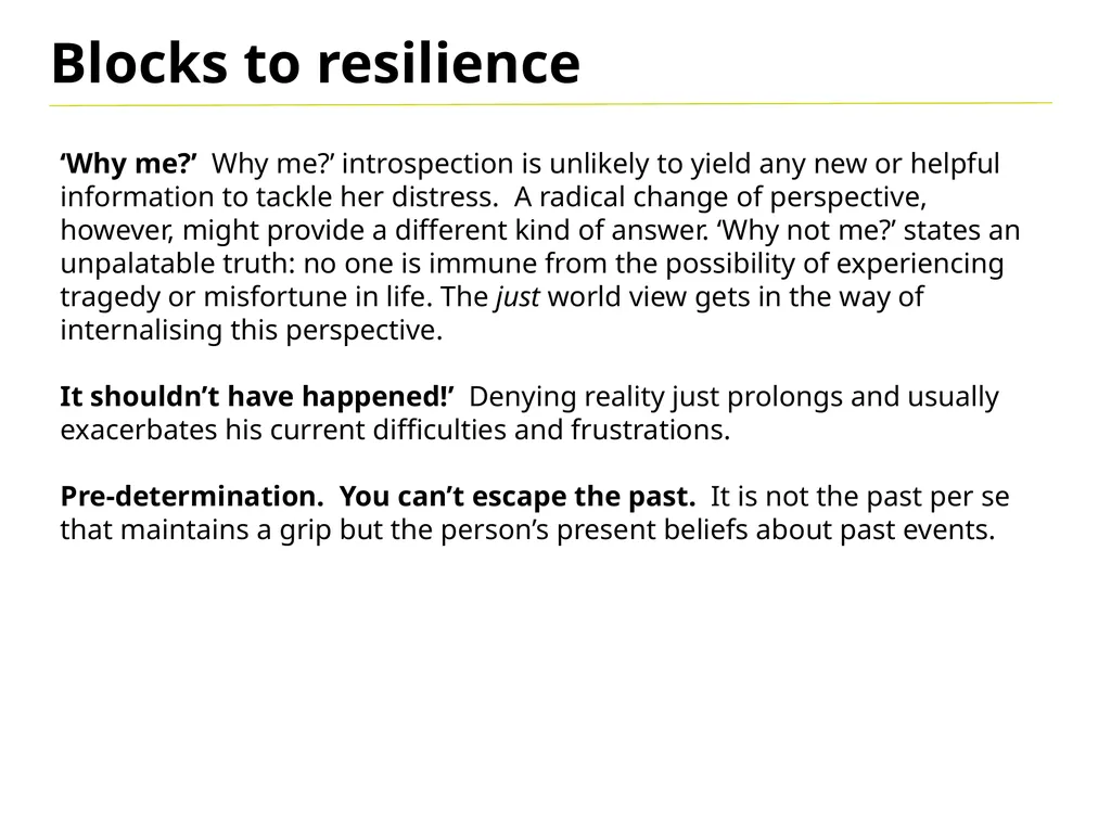 Resilience Bend don’t break Resilience in a - slide 15 of 16