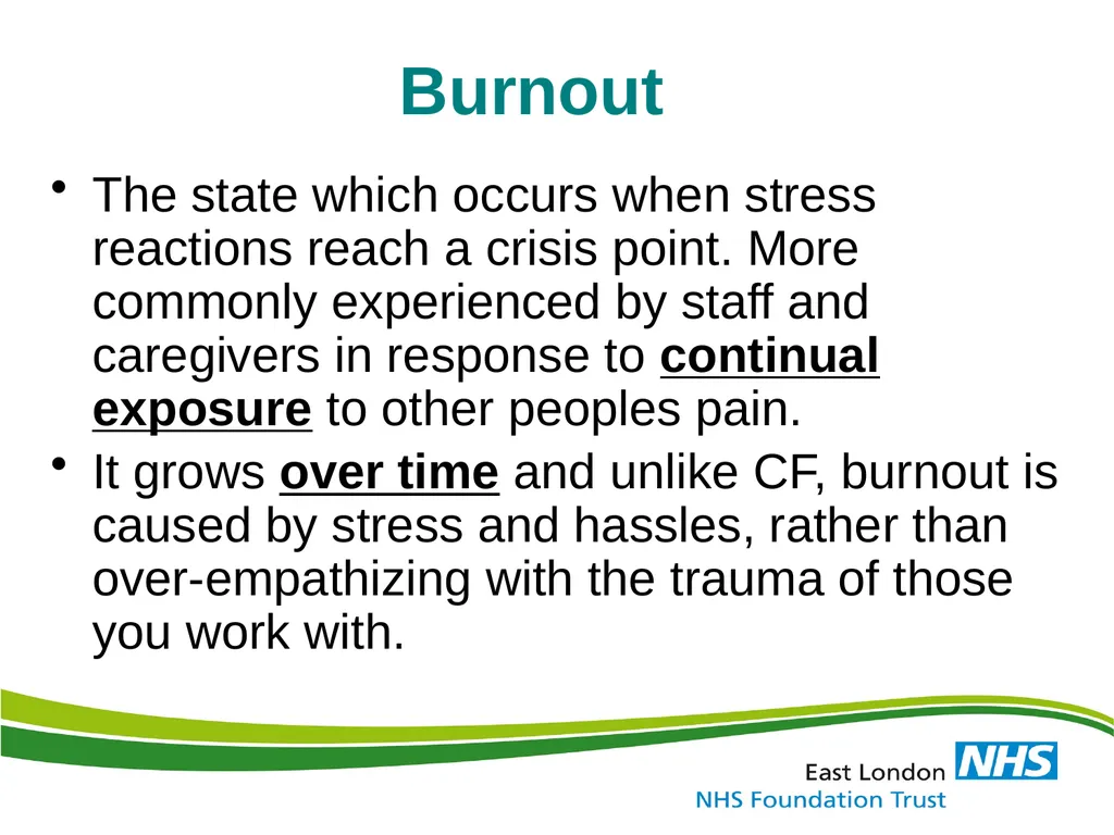 Identification, Effects & Prevention of Stress and - slide 23 of 59