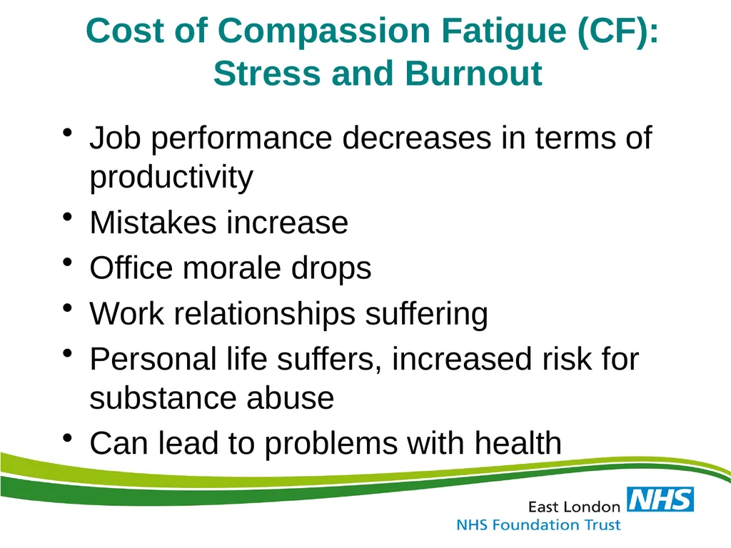 Identification, Effects & Prevention of Stress and - slide 33 of 59