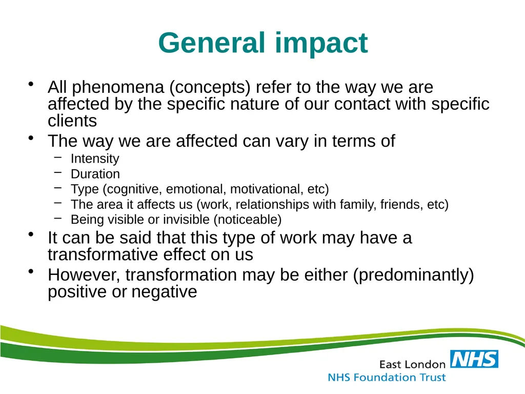 Identification, Effects & Prevention of Stress and - slide 7 of 59