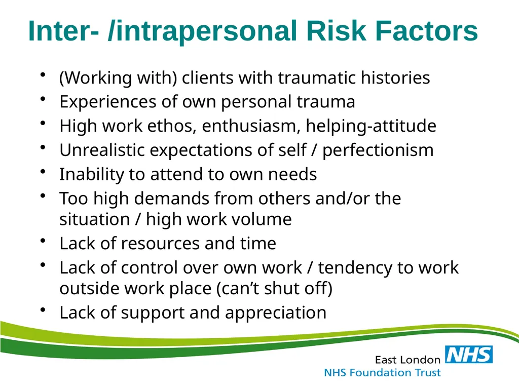 Identification, Effects & Prevention of Stress and - slide 5 of 59