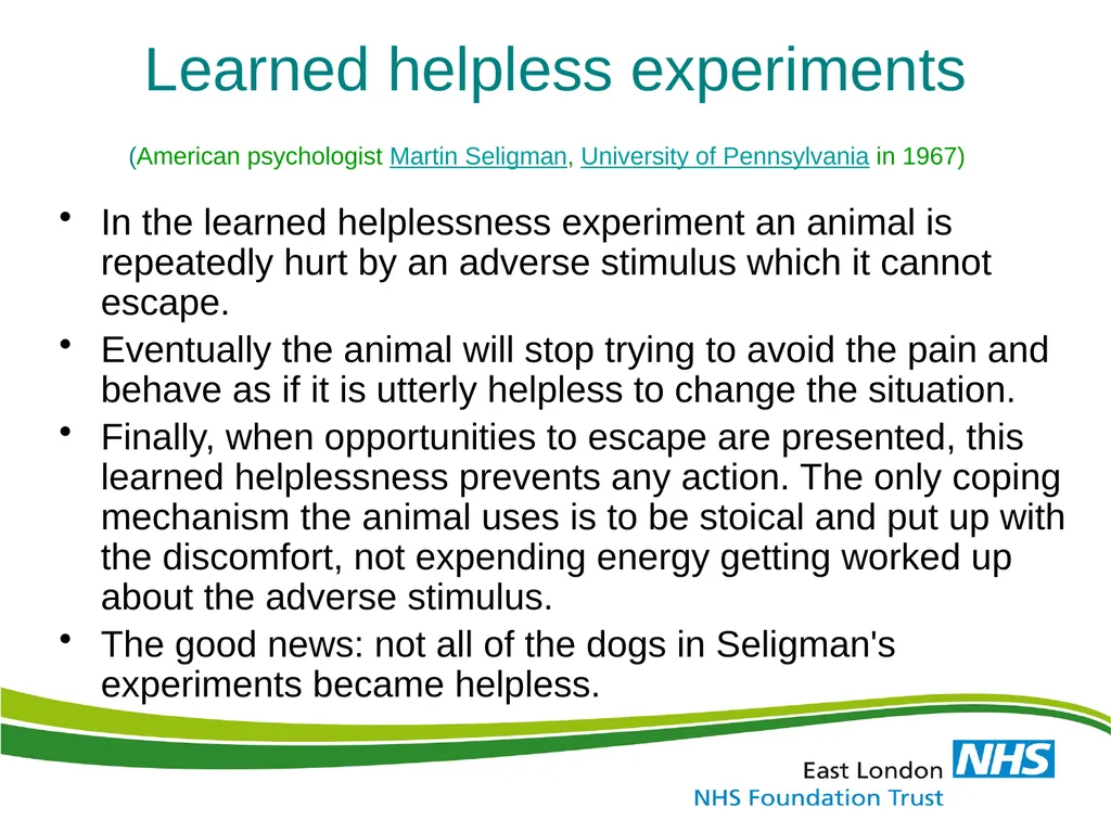 Identification, Effects & Prevention of Stress and - slide 29 of 59