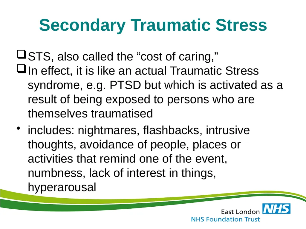 Identification, Effects & Prevention of Stress and - slide 20 of 59