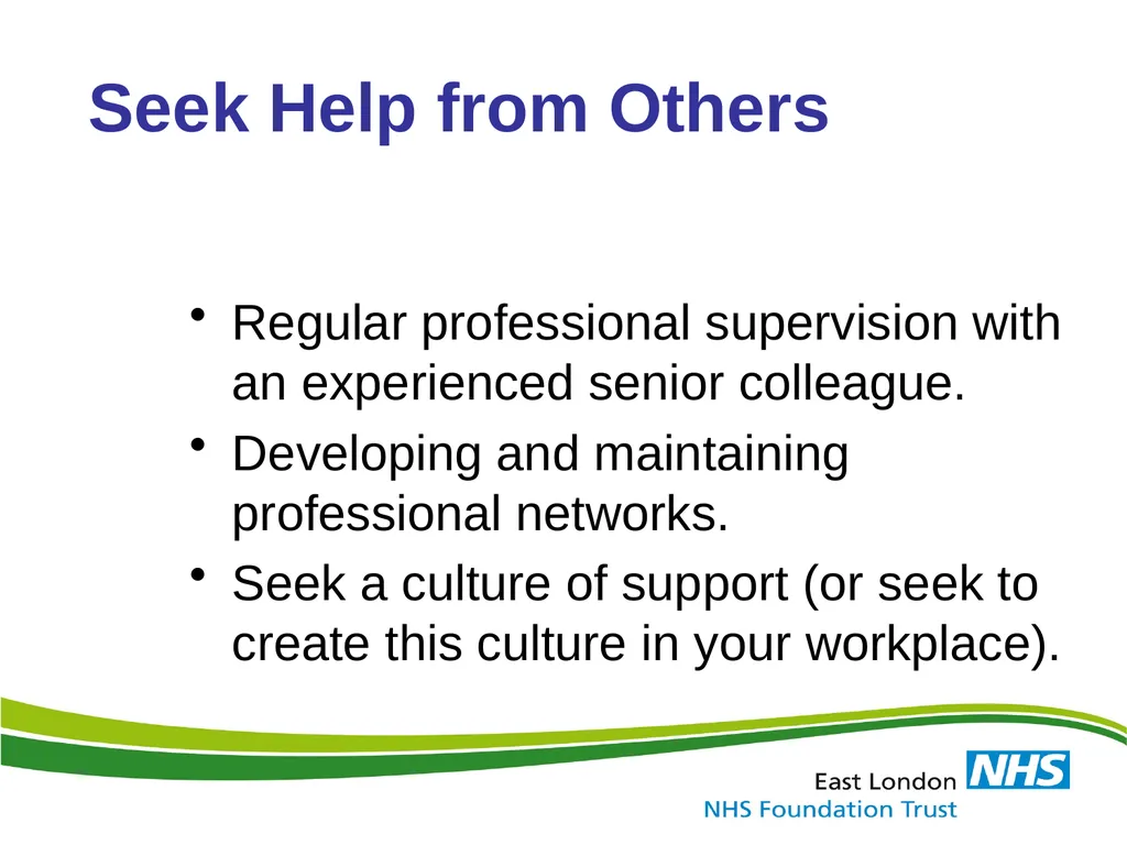 Identification, Effects & Prevention of Stress and - slide 52 of 59