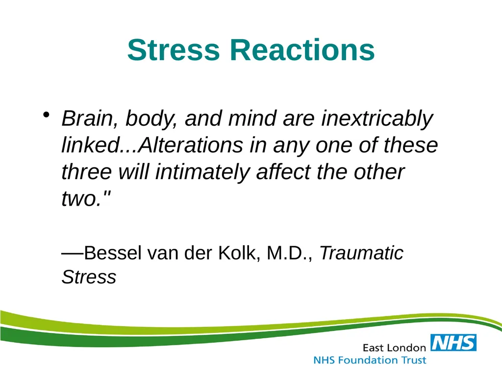 Identification, Effects & Prevention of Stress and - slide 12 of 59