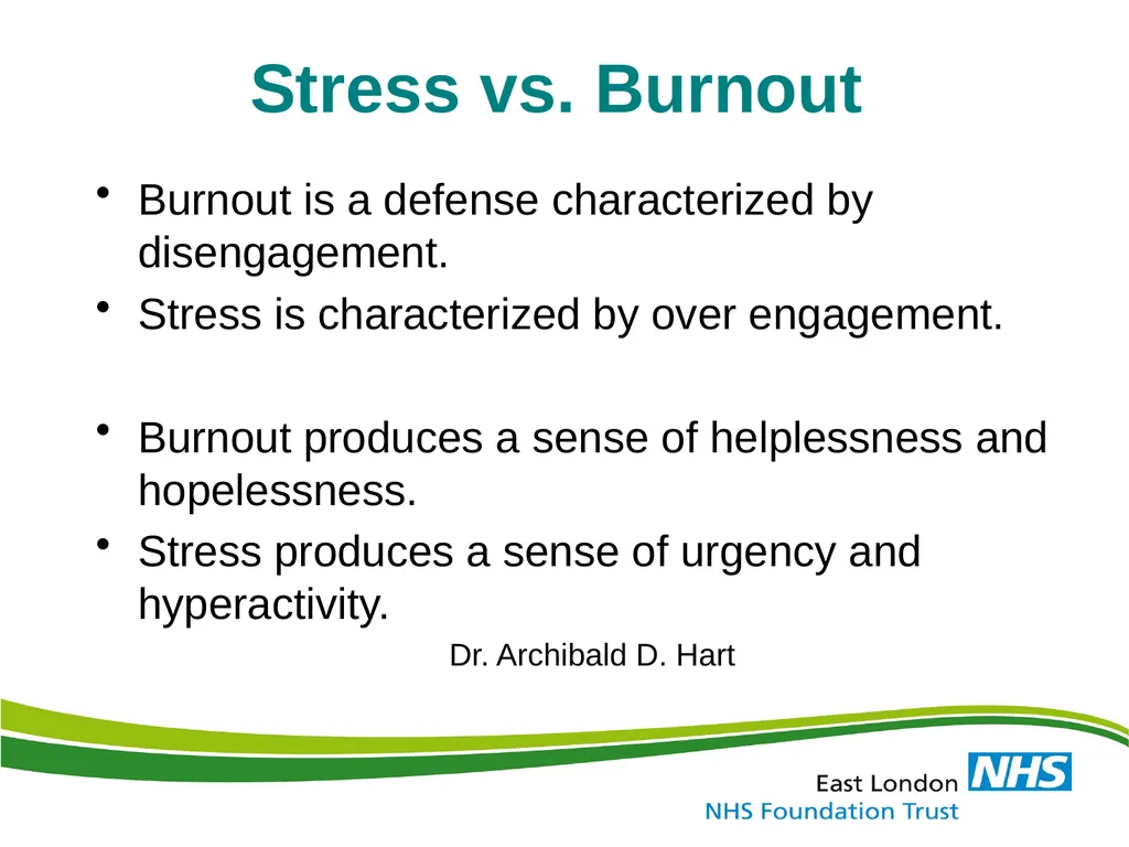 Identification, Effects & Prevention of Stress and - slide 27 of 59