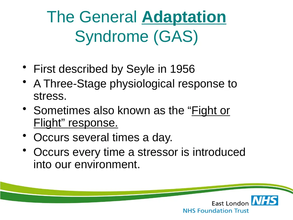 Identification, Effects & Prevention of Stress and - slide 30 of 59