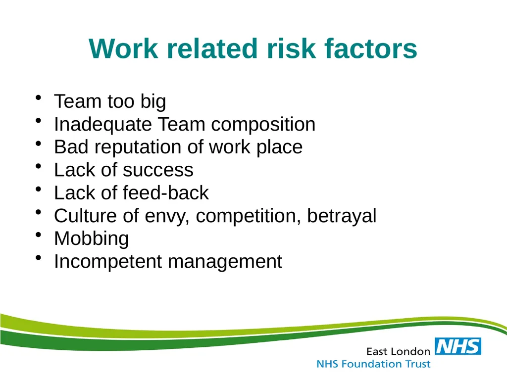 Identification, Effects & Prevention of Stress and - slide 6 of 59