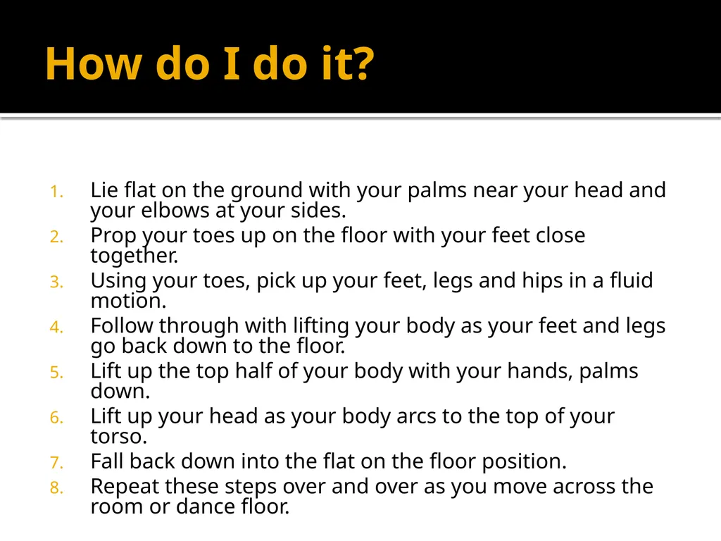 Breaking Down the Worm Katie Alger April 21, 2011 - slide 4 of 19