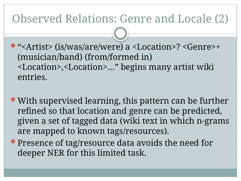 Tom Schimoler 11/23/2009 CSC 549 A Semantic - slide 9 of 12
