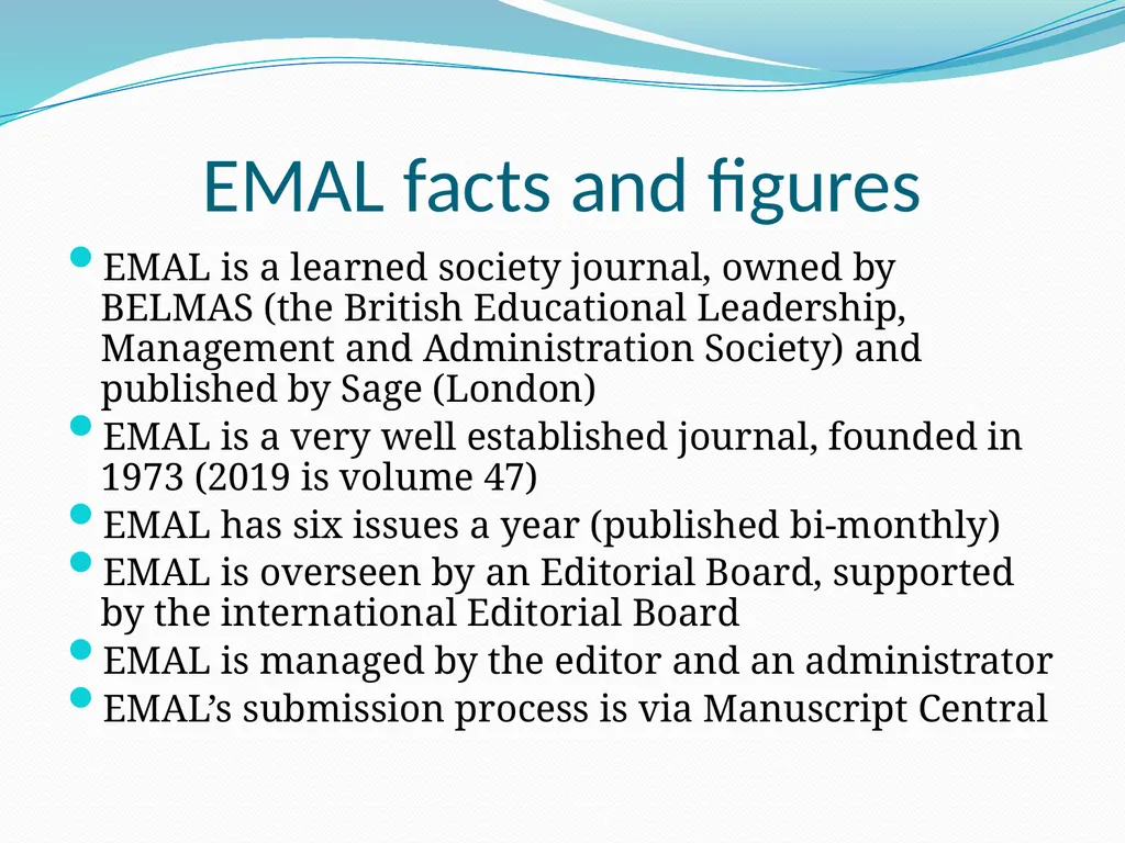 Publishing in Educational Management, - slide 2 of 12